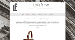 Desktop Screenshot of louisferrier.com.au